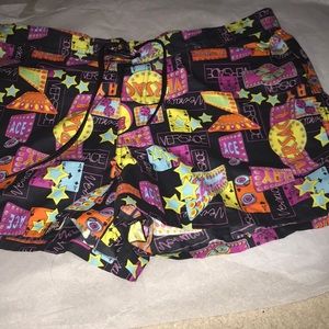 NWOT Versace Multiple Color Logo Swim Shorts P
